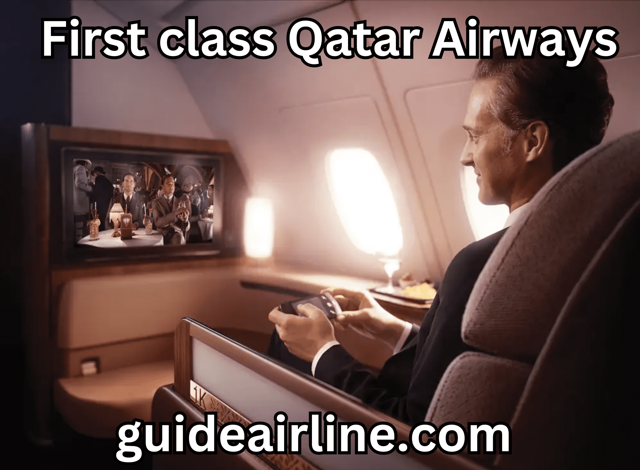 First class Qatar Airways
