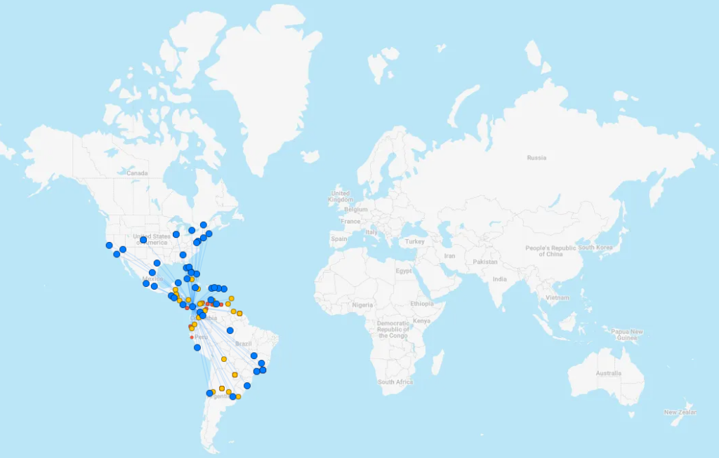 Copa Airlines fleet and destinations